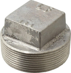 Latrobe Foundry - 2" Aluminum Pipe Square Head Plug - USA Tool & Supply