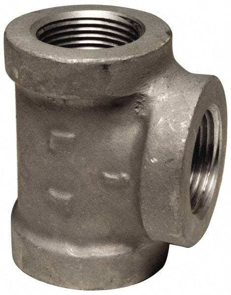 Latrobe Foundry - 3" Aluminum Pipe Tee - 150 psi, F End Connection, Grade 356-F - USA Tool & Supply