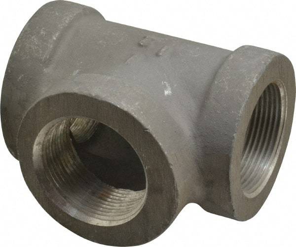 Latrobe Foundry - 1-1/2" Aluminum Pipe Tee - 150 psi, F End Connection, Grade 356-F - USA Tool & Supply