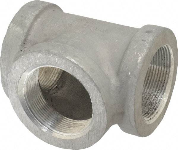 Latrobe Foundry - 2" Aluminum Pipe Tee - 150 psi, F End Connection, Grade 356-F - USA Tool & Supply