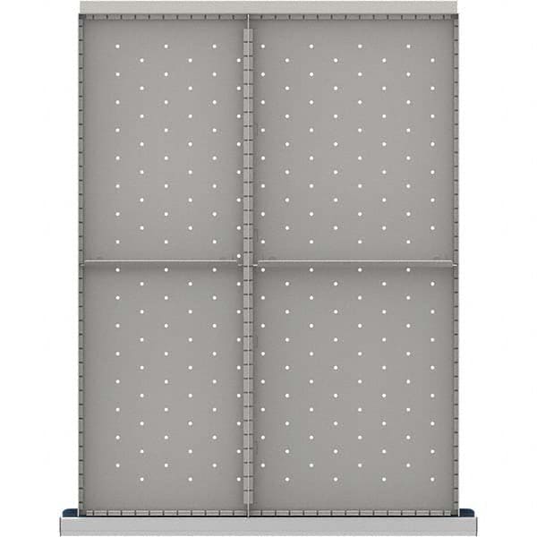 LISTA - 4-Compartment Drawer Divider Layout for 3.15" High Drawers - USA Tool & Supply