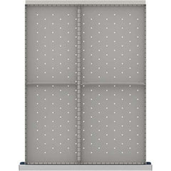 LISTA - 4-Compartment Drawer Divider Layout for 3.15" High Drawers - USA Tool & Supply