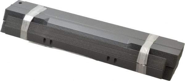 Vidmar - Tool Box Steel Drawer Divider - 12-1/4" Wide x 12-5/8" Deep x 1-7/8" High, Gray, For Vidmar Cabinets - USA Tool & Supply