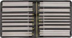 TESA Brown & Sharpe - 48 to 3 TPI, 0.5 to 6mm Pitch, Thread Pitch Diameter Measuring Wire - 48 Pieces - USA Tool & Supply