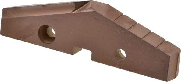 Allied Machine and Engineering - 4-1/16" Diam x 7/16" Thick, Seat Code 8, 144° Included Angle Spade Drill Insert - AM200 Coated, Cobalt, Grade Super Cobalt, Series GEN2 T-A - USA Tool & Supply