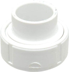 Value Collection - 3/4" PVC Plastic Pipe Union with EPDM O-Ring - Schedule 40, Slip End Connections - USA Tool & Supply