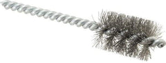 Schaefer Brush - 5/8 Inch Inside Diameter, 13/16 Inch Actual Brush Diameter, Carbon Steel, Power Fitting and Cleaning Brush - 3/16 Shank Diameter, 3-5/8 Inch Long, Twisted Wire Stem, 3/4 Inch Refrigeration Outside Diameter - USA Tool & Supply