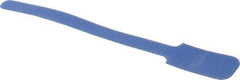 SpeedTech - 6" Long Blue Nylon & Polyethylene Hook & Loop Strap - 40 Lb Tensile Strength - USA Tool & Supply