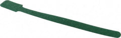 SpeedTech - 9" Long Green Nylon & Polyethylene Mountable Cable Tie - 40 Lb Tensile Strength, 2" Max Bundle Diam - USA Tool & Supply