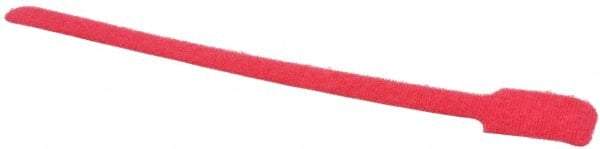 SpeedTech - 9" Long Red Nylon & Polyethylene Mountable Cable Tie - 40 Lb Tensile Strength, 2" Max Bundle Diam - USA Tool & Supply