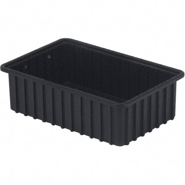 LEWISBins+ - 10-7/8" Wide x 5" High, Black Bin Divider Box - Use with DV1050 Short, DV1650 Long - USA Tool & Supply