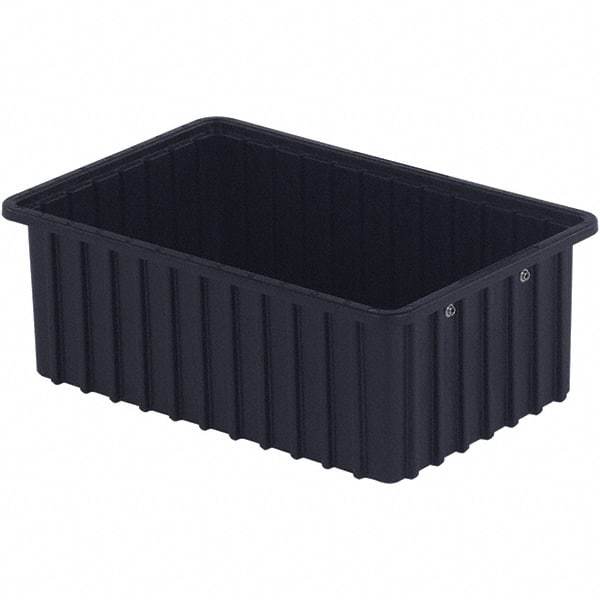 LEWISBins+ - 10-7/8" Wide x 6" High, Black Bin Divider Box - Use with DV1060 Short, DV1660 Long - USA Tool & Supply