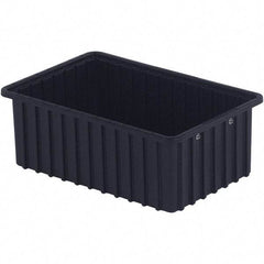 LEWISBins+ - 10-7/8" Wide x 6" High, Black Bin Divider Box - Use with DV1060 Short, DV1660 Long - USA Tool & Supply