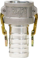 Dixon Valve & Coupling - 4" Aluminum Cam & Groove Suction & Discharge Hose Female Coupler Hose Shank - Part C, 100 Max psi - USA Tool & Supply