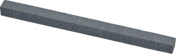 Grier Abrasives - Square, Silicone Carbide, Finishing Stick - 4" Long x 1/4" Wide x 1/4" Thick, 3/32" Diam x 1-1/2" Long Shank, Medium Grade - USA Tool & Supply