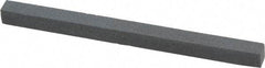 Grier Abrasives - Square, Silicone Carbide, Finishing Stick - 4" Long x 1/4" Wide x 1/4" Thick, 3/32" Diam x 1-1/2" Long Shank, Fine Grade - USA Tool & Supply