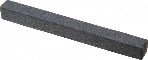 Grier Abrasives - Square, Silicone Carbide, Finishing Stick - 4" Long x 3/8" Wide x 3/8" Thick, 3/32" Diam x 1-1/2" Long Shank, Coarse Grade - USA Tool & Supply