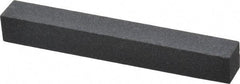 Grier Abrasives - Square, Silicone Carbide, Finishing Stick - 4" Long x 1/2" Wide x 1/2" Thick, 3/32" Diam x 1-1/2" Long Shank, Medium Grade - USA Tool & Supply