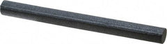 Grier Abrasives - Round, Silicone Carbide, Finishing Stick - 4" Long x 3/8" Width, 3/32" Diam x 1-1/2" Long Shank, Medium Grade - USA Tool & Supply