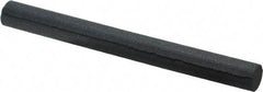 Grier Abrasives - Round, Silicone Carbide, Finishing Stick - 4" Long x 3/8" Width, 3/32" Diam x 1-1/2" Long Shank, Fine Grade - USA Tool & Supply