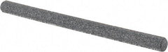 Grier Abrasives - Round, Silicone Carbide, Finishing Stick - 4" Long x 1/4" Width, 3/32" Diam x 1-1/2" Long Shank, Coarse Grade - USA Tool & Supply