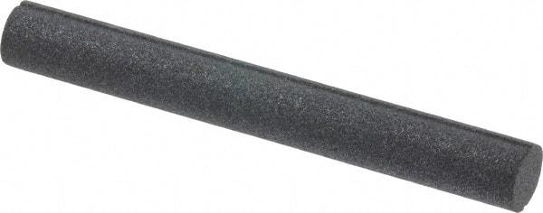 Grier Abrasives - Round, Silicone Carbide, Finishing Stick - 4" Long x 1/2" Width, 3/32" Diam x 1-1/2" Long Shank, Coarse Grade - USA Tool & Supply