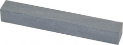 Grier Abrasives - Square, Silicon Carbide, Finishing Stick - 4" Long x 1/2" Wide x 1/2" Thick, 3/32" Diam x 1-1/2" Long Shank, Fine Grade - USA Tool & Supply