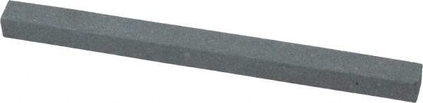 Grier Abrasives - Rectangular, Aluminum Oxide, Finishing Stick - 4" Long x 1/4" Width, 3/32" Diam x 1-1/2" Long Shank, Fine Grade - USA Tool & Supply