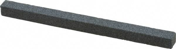 Grier Abrasives - Square, Aluminum Oxide, Finishing Stick - 4" Long x 1/4" Wide x 1/4" Thick, 3/32" Diam x 1-1/2" Long Shank, Coarse Grade - USA Tool & Supply