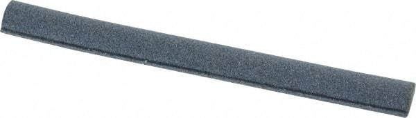 Grier Abrasives - Half Round, Aluminum Oxide, Finishing Stick - 4" Long x 3/8" Width, 3/32" Diam x 1-1/2" Long Shank, Medium Grade - USA Tool & Supply