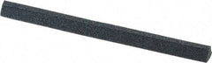 Grier Abrasives - Three Square, Aluminum Oxide, Finishing Stick - 4" Long x 1/4" Width, 3/32" Diam x 1-1/2" Long Shank, Coarse Grade - USA Tool & Supply