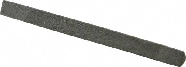 Grier Abrasives - Three Square, Aluminum Oxide, Finishing Stick - 4" Long x 1/4" Width, 3/32" Diam x 1-1/2" Long Shank, Fine Grade - USA Tool & Supply