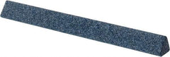 Grier Abrasives - Three Square, Aluminum Oxide, Finishing Stick - 4" Long x 3/8" Width, 3/32" Diam x 1-1/2" Long Shank, Coarse Grade - USA Tool & Supply