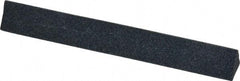 Grier Abrasives - Three Square, Aluminum Oxide, Finishing Stick - 4" Long x 1/2" Width, 3/32" Diam x 1-1/2" Long Shank, Coarse Grade - USA Tool & Supply