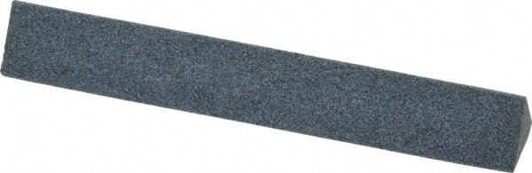 Grier Abrasives - Three Square, Aluminum Oxide, Finishing Stick - 4" Long x 1/2" Width, 3/32" Diam x 1-1/2" Long Shank, Fine Grade - USA Tool & Supply