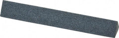 Grier Abrasives - Three Square, Aluminum Oxide, Finishing Stick - 4" Long x 1/2" Width, 3/32" Diam x 1-1/2" Long Shank, Fine Grade - USA Tool & Supply