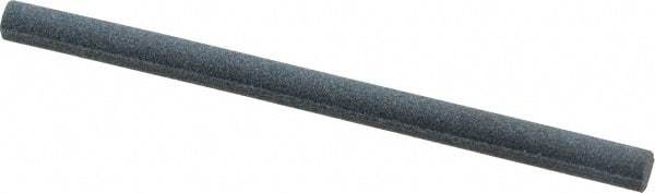 Grier Abrasives - Round, Aluminum Oxide, Finishing Stick - 4" Long x 1/4" Width, 3/32" Diam x 1-1/2" Long Shank, Medium Grade - USA Tool & Supply