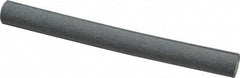 Grier Abrasives - Round, Aluminum Oxide, Finishing Stick - 4" Long x 3/8" Width, 3/32" Diam x 1-1/2" Long Shank, Fine Grade - USA Tool & Supply