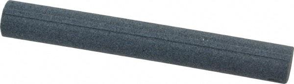 Grier Abrasives - Round, Aluminum Oxide, Finishing Stick - 4" Long x 1/2" Width, 3/32" Diam x 1-1/2" Long Shank, Medium Grade - USA Tool & Supply