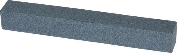 Grier Abrasives - Square, Aluminum Oxide, Finishing Stick - 4" Long x 1/2" Wide x 1/2" Thick, 3/32" Diam x 1-1/2" Long Shank, Medium Grade - USA Tool & Supply