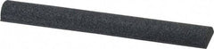 Grier Abrasives - Half Round, Silicone Carbide, Finishing Stick - 4" Long x 1/2" Width, 3/32" Diam x 1-1/2" Long Shank, Coarse Grade - USA Tool & Supply