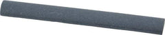 Grier Abrasives - Half Round, Silicone Carbide, Finishing Stick - 4" Long x 1/2" Width, 3/32" Diam x 1-1/2" Long Shank, Fine Grade - USA Tool & Supply