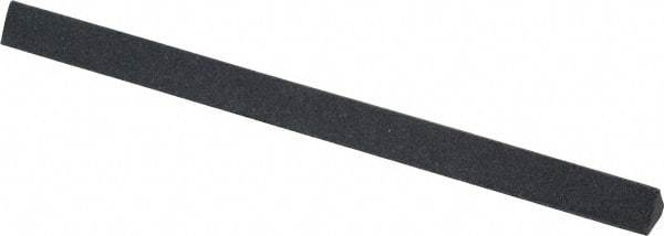 Grier Abrasives - Three Square, Silicone Carbide, Finishing Stick - 4" Long x 1/4" Width, 3/32" Diam x 1-1/2" Long Shank, Fine Grade - USA Tool & Supply