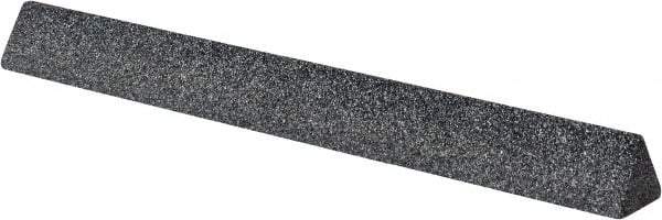 Grier Abrasives - Three Square, Silicone Carbide, Finishing Stick - 4" Long x 3/8" Width, 3/32" Diam x 1-1/2" Long Shank, Coarse Grade - USA Tool & Supply