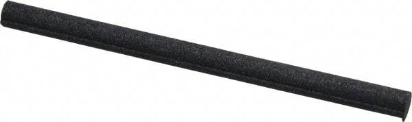 Grier Abrasives - Round, Silicone Carbide, Finishing Stick - 4" Long x 1/4" Width, 3/32" Diam x 1-1/2" Long Shank, Medium Grade - USA Tool & Supply