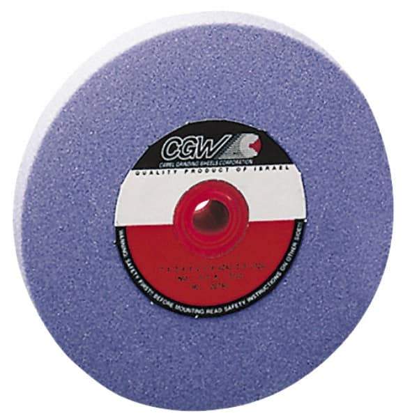 Camel Grinding Wheels - 120 Grit Aluminum Oxide Bench & Pedestal Grinding Wheel - 8" Diam x 1" Hole x 1" Thick, 3600 Max RPM, K Hardness, Fine Grade , Vitrified Bond - USA Tool & Supply