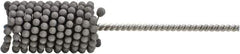 Brush Research Mfg. - 1-1/4" to 1-3/8" Bore Diam, 320 Grit, Aluminum Oxide Flexible Hone - Fine, 8" OAL - USA Tool & Supply