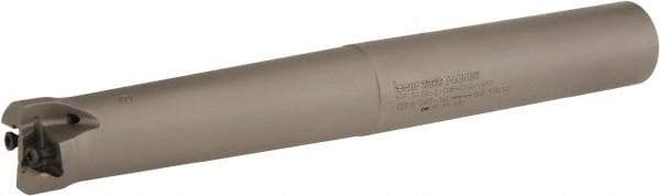 Iscar - 1" Cut Diam, 0.118" Max Depth of Cut, 1" Shank Diam, Indexable Plunge End Mill - Straight Shank, HTP LNHT 1006 Insert Style, HTP-LN10 Toolholder Style, Through Coolant, Series TangPlunge - USA Tool & Supply