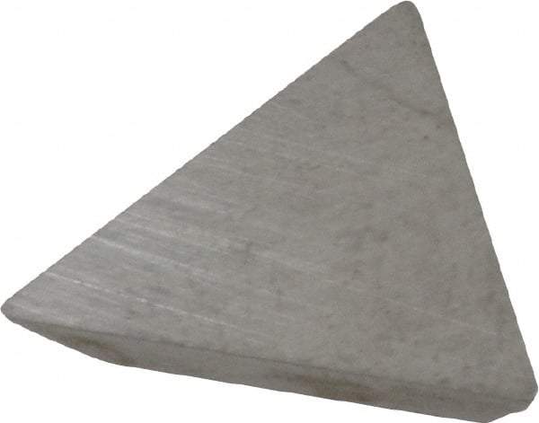 Value Collection - TFG321 Grade I22 Carbide Turning Insert - Uncoated, 60° Triangle, 3/8" Inscr Circle, 1/8" Thick, 1/64" Corner Radius - USA Tool & Supply