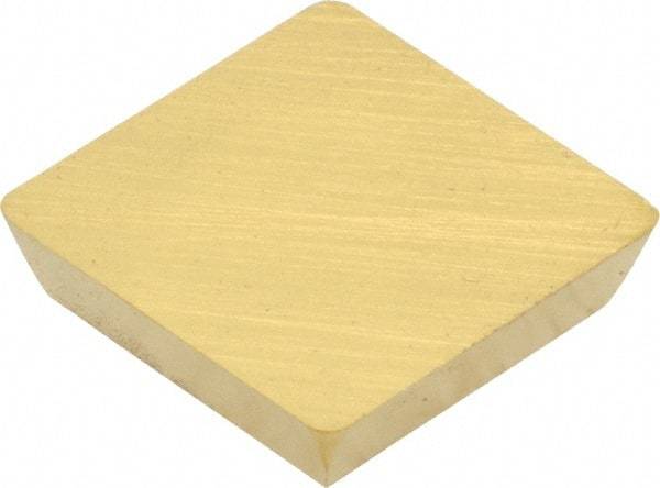 Value Collection - SEC422 Grade ICP55M Carbide Milling Insert - TiN Finish, 1/8" Thick, 1/2" Inscribed Circle, 1/32" Corner Radius - USA Tool & Supply
